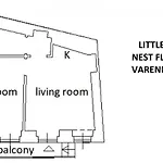 Lägenhet Little Nest Flat
